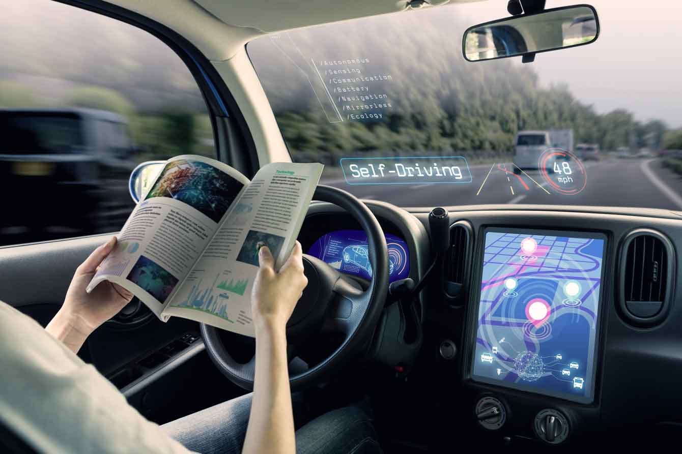 Cockpit of an autonomous vehicle